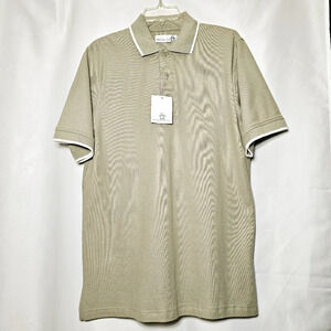 Munsingwear Penguin Mens Short Sleeve Sage Green 100% Cotton Polo Shirt M